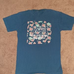 Vans floral t-shirt size Small